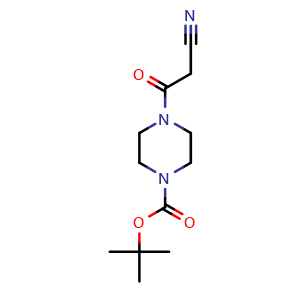 Tert-butyl 4-(2-cyanoacetyl)piperazine-1-carboxylate