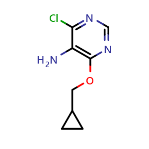 4-Chloro-6-(cyclopropylmethoxy)pyrimidin-5-amine