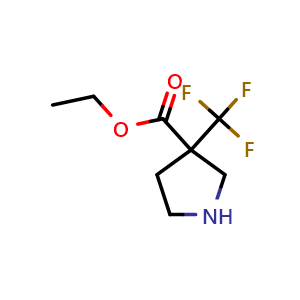 Ethyl 3-(trifluoromethyl)pyrrolidine-3-carboxylate