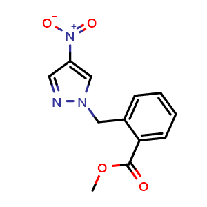 Methyl 2-((4-nitro-1h-pyrazol-1-yl)methyl)benzoate