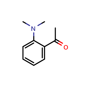 Chemical structure of 1-[2-(dimethylamino)phenyl]ethanone , CAS 10336-55-7, AChemBlock X200105