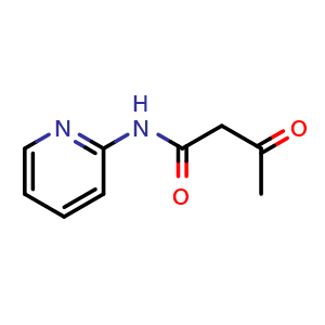 Chemical structure of 3-Oxo-N-(pyridin-2-yl)butanamide , CAS 1657-28-9, AChemBlock X200225