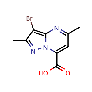 3-Bromo-2,5-dimethylpyrazolo[1,5-a]pyrimidine-7-carboxylic acid