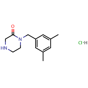 1-(3,5-Dimethylbenzyl)piperazin-2-one hydrochloride