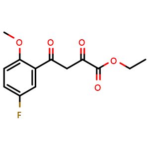 Ethyl 4-(5-fluoro-2-methoxyphenyl)-2,4-dioxobutanoate
