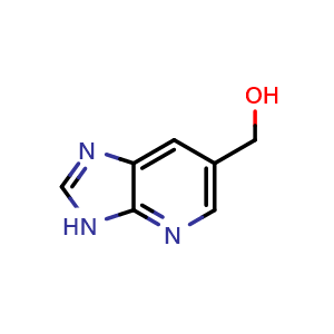 Chemical structure of (3H-imidazo[4,5-b]pyridin-6-yl)methanol , CAS 1022158-37-7, AChemBlock X200325