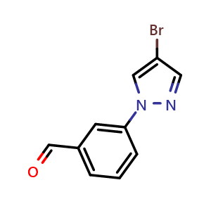 3-(4-Bromo-1h-pyrazol-1-yl)benzaldehyde