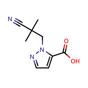 1-(2-Cyano-2-methylpropyl)-1H-pyrazole-5-carboxylic acid