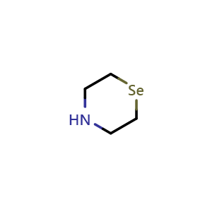 Chemical structure of Selenomorpholine , CAS 200629-55-6, AChemBlock X200644