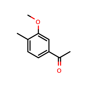 Chemical structure of 1-(3-Methoxy-4-methylphenyl)ethanone , CAS 3556-81-8, AChemBlock X200699
