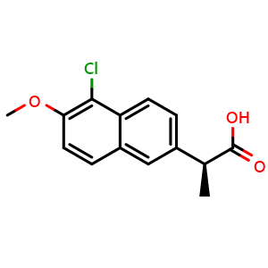 (S)-2-(5-Chloro-6-methoxynaphthalen-2-yl)propanoic acid