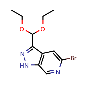 5-Bromo-3-(diethoxymethyl)-1H-pyrazolo[3,4-c]pyridine