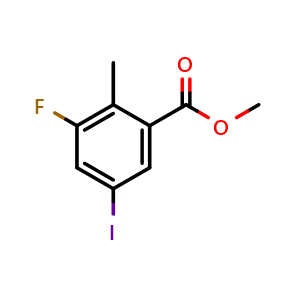 Methyl 3-fluoro-5-iodo-2-methylbenzoate