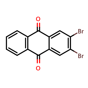 Chemical structure of 2,3-Dibromoanthracene-9,10-dione , CAS 633-68-1, AChemBlock X200897