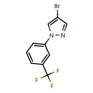 4-Bromo-1-(3-(trifluoromethyl)phenyl)-1H-pyrazole