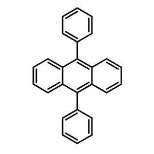 Chemical structure of 9,10-Diphenylanthracene , CAS 1499-10-1, AChemBlock X200928