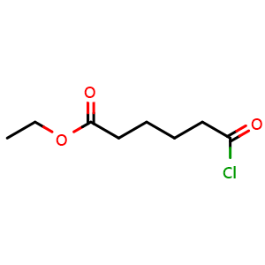 Chemical structure of Ethyl 6-chloro-6-oxohexanoate (Thioctic acid Impurity) , CAS 1071-71-2, AChemBlock X200973