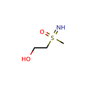 Chemical structure of 2-(S-Methylsulfonimidoyl)ethanol , CAS 2225142-34-5, AChemBlock X200980