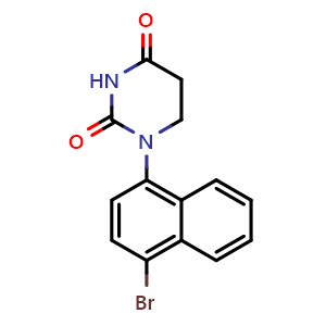 1-(4-Bromonaphthalen-1-yl)dihydropyrimidine-2,4(1H,3H)-dione