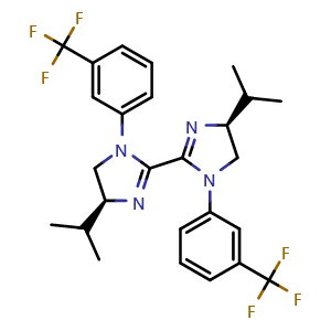 (4S,4'S)-4,4'-Diisopropyl-1,1'-bis(3-(trifluoromethyl)phenyl)-4,4',5,5'-tetrahydro-1H,1'H-2,2'-biimidazole
