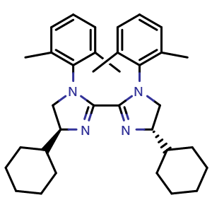 (4S,4'S)-4,4'-Dicyclohexyl-1,1'-bis(2,6-dimethylphenyl)-4,4',5,5'-tetrahydro-1H,1'H-2,2'-biimidazole