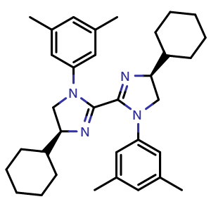 (4S,4'S)-4,4'-Dicyclohexyl-1,1'-bis(3,5-dimethylphenyl)-4,4',5,5'-tetrahydro-1H,1'H-2,2'-biimidazole