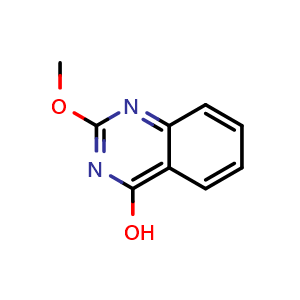 Chemical structure of 2-Methoxyquinazolin-4-ol , CAS 1011-24-1, AChemBlock X201142