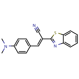 (E)-2-(benzo[d]thiazol-2-yl)-3-(4-(dimethylamino)phenyl)acrylonitrile