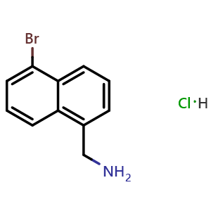 (5-Bromonaphthalen-1-yl)methanamine hydrochloride