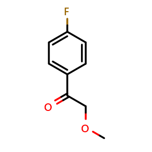 Chemical structure of 1-(4-Fluorophenyl)-2-methoxyethan-1-one , CAS 247179-37-9, AChemBlock X201315