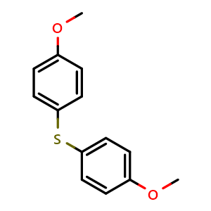 Chemical structure of Bis(4-methoxyphenyl)sulfane , CAS 3393-77-9, AChemBlock X201331