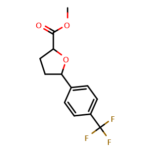 Methyl 5-(4-(trifluoromethyl)phenyl)tetrahydrofuran-2-carboxylate