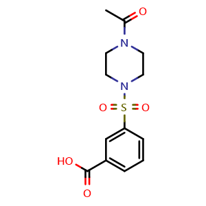 3-((4-Acetylpiperazin-1-yl)sulfonyl)benzoic acid