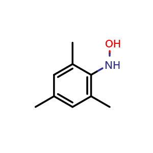 Chemical structure of N-Mesitylhydroxylamine , CAS 14353-69-6, AChemBlock X201395