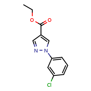 Ethyl 1-(3-chlorophenyl)-1H-pyrazole-4-carboxylate