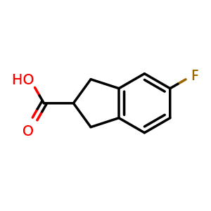 5-Fluoro-2,3-dihydro-1H-indene-2-carboxylic acid