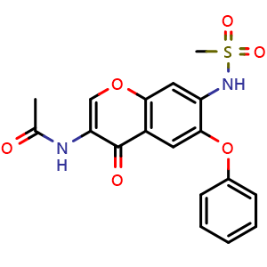 N-(7-(Methylsulfonamido)-4-oxo-6-phenoxy-4H-chromen-3-yl)acetamide (Iguratimod Impurity)