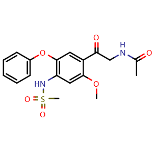 N-(2-(2-Methoxy-4-(methylsulfonamido)-5-phenoxyphenyl)-2-oxoethyl)acetamide (Iguratimod Impurity)