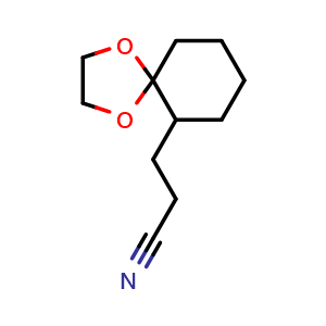 3-(1,4-Dioxaspiro[4.5]Decan-6-yl)propanenitrile