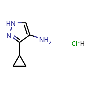 3-Cyclopropyl-1H-pyrazol-4-amine hydrochloride