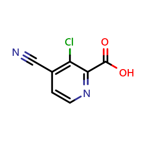 3-Chloro-4-cyanopicolinic acid