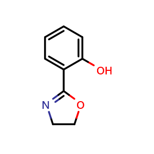 Chemical structure of 2-(4,5-Dihydrooxazol-2-yl)phenol , CAS 20237-92-7, AChemBlock X201662