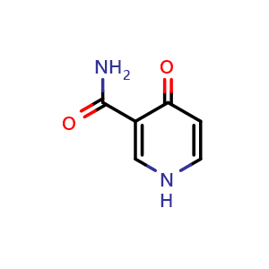 Chemical structure of 4-oxo-1,4-dihydropyridine-3-carboxamide , CAS 7418-63-5, AChemBlock X201678