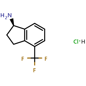 (R)-4-(Trifluoromethyl)-2,3-dihydro-1H-inden-1-amine hydrochloride