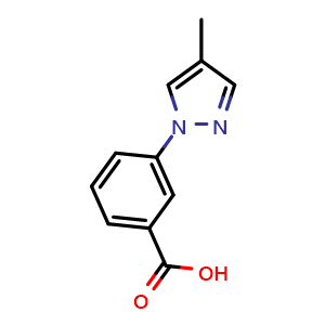3-(4-Methyl-1H-pyrazol-1-yl)benzoic acid