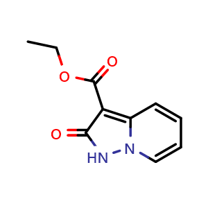 Chemical structure of Ethyl 2-oxo-1,2-dihydropyrazolo[1,5-a]pyridine-3-carboxylate , CAS 2241015-31-4, AChemBlock X201769