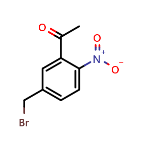 1-(5-(Bromomethyl)-2-nitrophenyl)ethanone