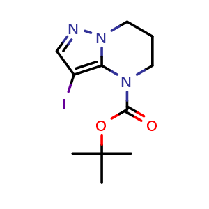 tert-Butyl 3-iodo-6,7-dihydropyrazolo[1,5-a]pyrimidine-4(5H)-carboxylate