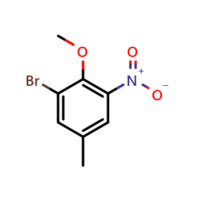 1-Bromo-2-methoxy-5-methyl-3-nitrobenzene