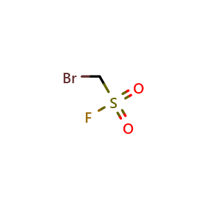 Chemical structure of Bromomethanesulfonyl fluoride , CAS 1378749-82-6, AChemBlock X201940
